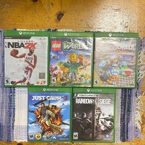 FIVE XBOX ONE GAMES